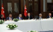 Cumhurbaşkanı Erdoğan, Beştepe'de Muharrem ayının 10'uncu gününde iftar verdi